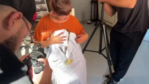 Bastidores das gravações do documentário "81 segundos"